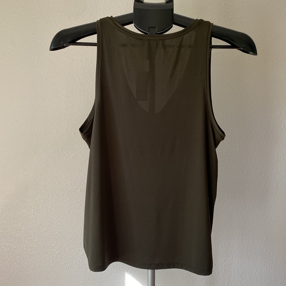 Express Dark Olive Tank Top - Picture 4 of 7